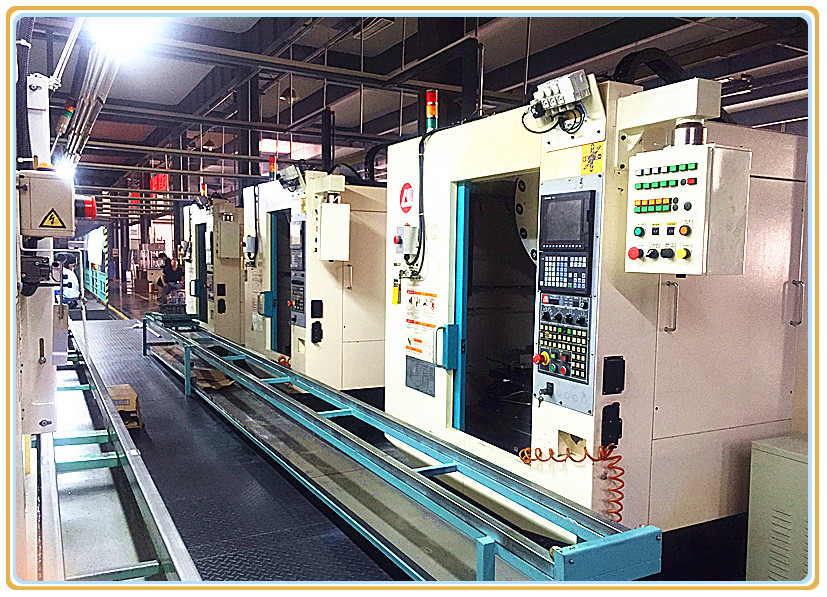 Precision machining production line